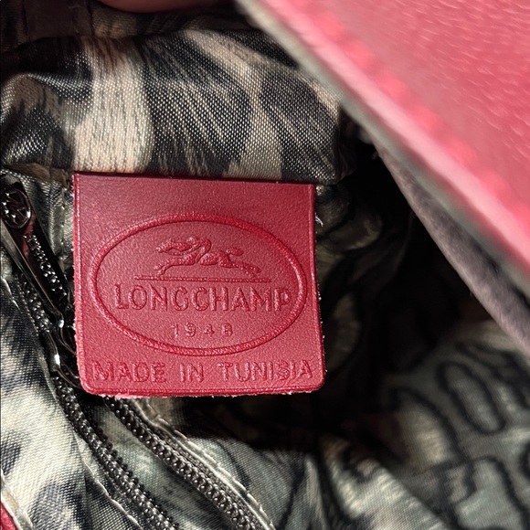 Vintage LONGCHAMP Gatsby Hobo Burgundy Leather Handbag Single Strap - Picture 9 of 16